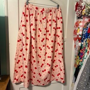 Us together cherry 🍒 maxi skirt